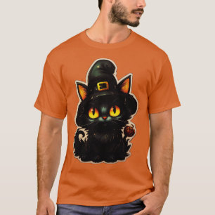 Camiseta Gato Negro Em Bruxas Que Gatos Pretos Estragam Hal
