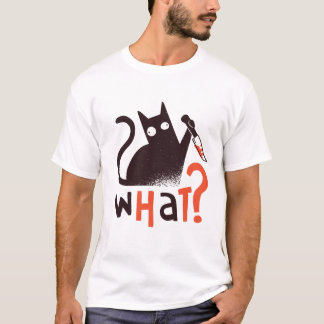 Camiseta Gato Negro engraçado? Gato engraçado, Gato