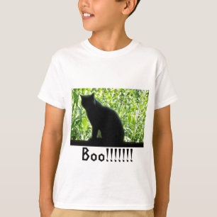Camiseta Gato Negro Feliz Halloween