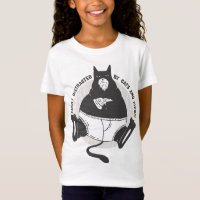 Gato Negro obeso e gordo come pizza. Facilmente di