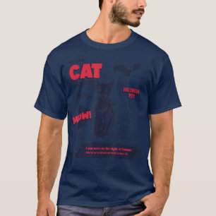 Camiseta Gato Negro Pets De Halloween Nem Todos Os Gatos Vi