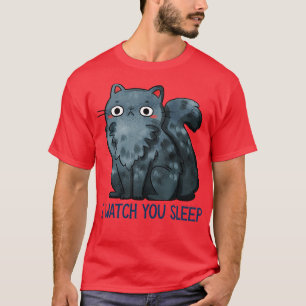 Camiseta Gato Negro Vê-Te Dormir