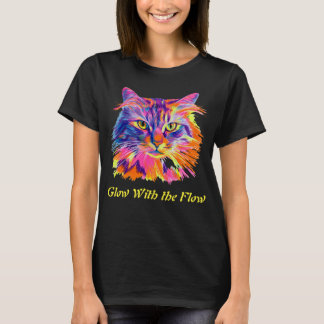 Camiseta Gato Neon Atitude