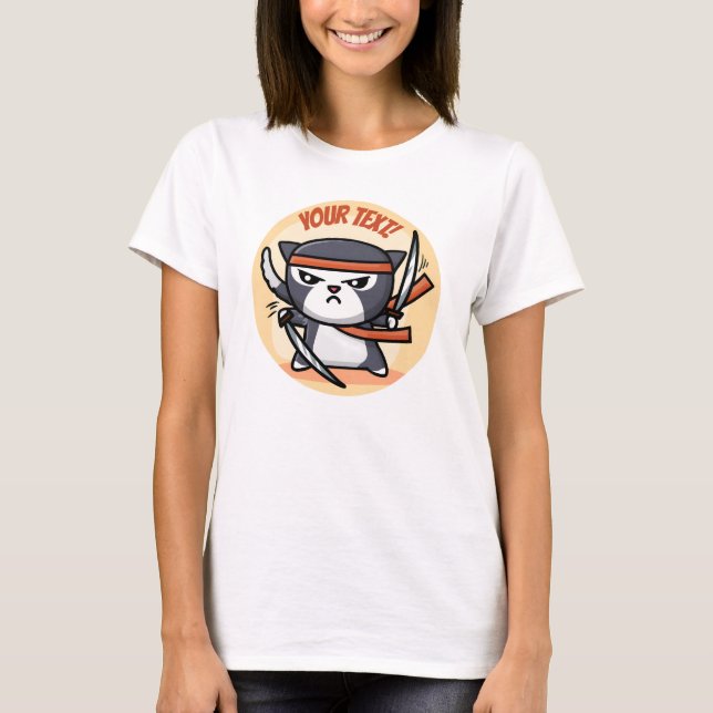 Camiseta Gato Ninja (Frente)