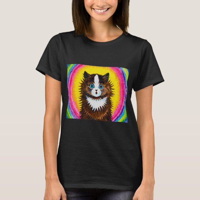 Camiseta Gato no Arco-íris, Louis Wain (Frente)