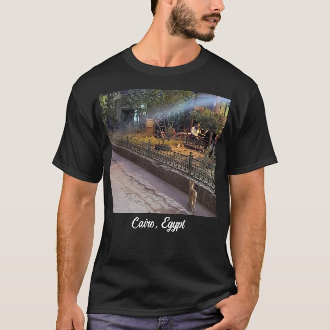 Camiseta Gato no Cairo, Egito (Frente)