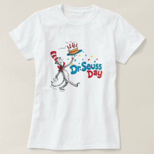 Camiseta Gato no Chapéu   Dia do Dr. Seuss
