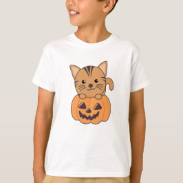 Camiseta Gato No Dia Das Bruxas
