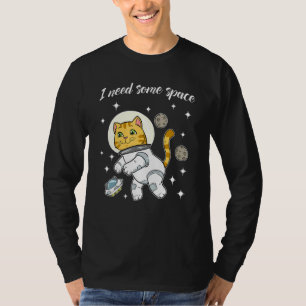 Camiseta Gato No Espaço Ufo Galaxy Universe Cosmos Kitten