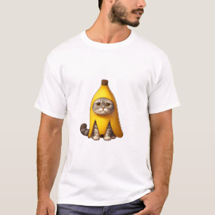 Camiseta Gato no Figurino da Banana
