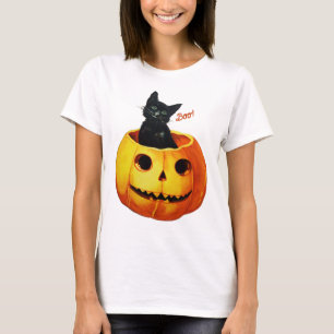 Camiseta Gato no Halloween de Pumpkin