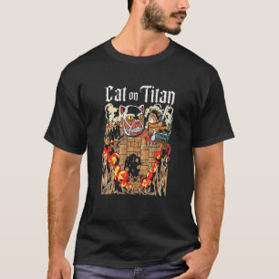 Camiseta Gato no Itan Estilo Japonês