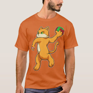 Camiseta Gato no Lixo Saltador com Andebol