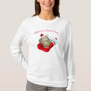 Camiseta Gato no Natal