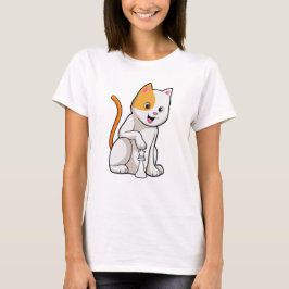 Camiseta Gato no Xadrez com Peão de Xadrez