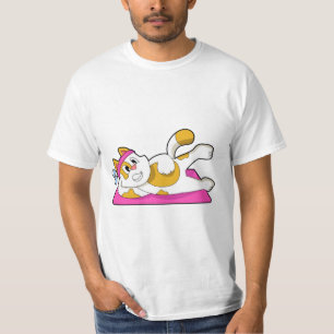 Camiseta Gato no Yoga Esforço