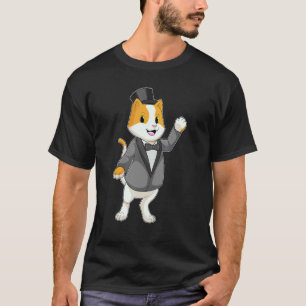 Camiseta Gato Noivo Gravata Borboleta Casamento