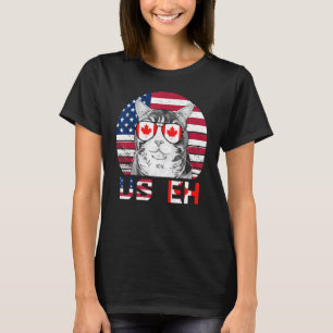Camiseta Gato Nós Eh América Canadá Bandeira Americano Cana