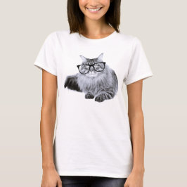 Camiseta Gato nos Óculos