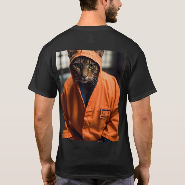 Camiseta gato novo whispeis mystica t-shat Collecticn (Verso)