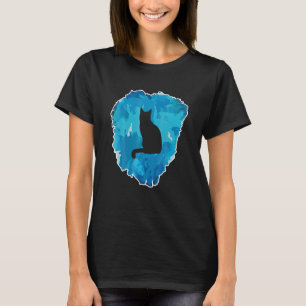 Camiseta Gato Num Bloco De Gelo Para A Eternidade