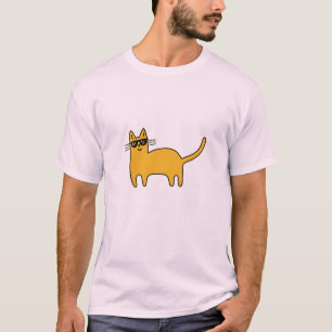 Camiseta Gato Óculos de Sol Legal