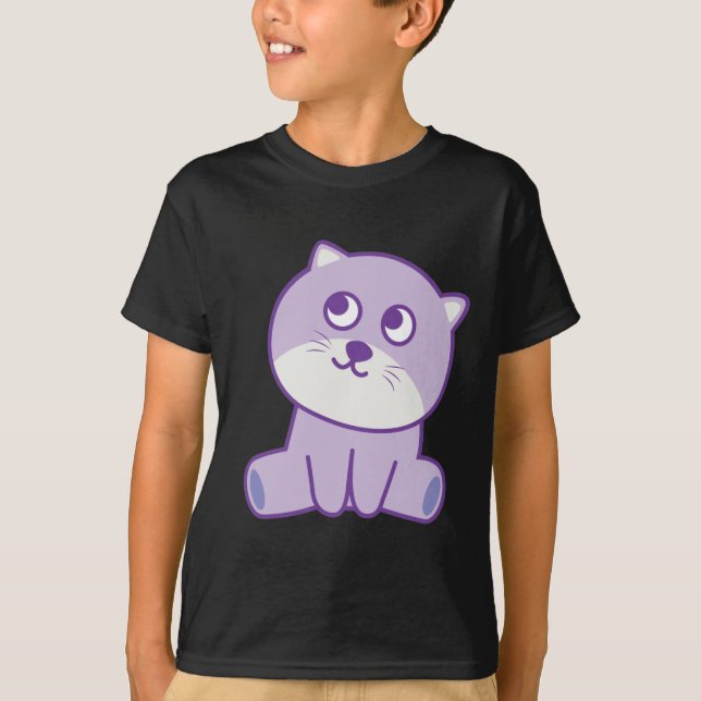 Camiseta gato olhando para o céu (Frente)