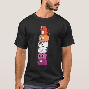 Camiseta Gato Orgulho Lésbico Mês do Orgulho LGBTQ Orgulho