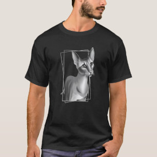 Camiseta Gato Oriental de Pelo Curto Criadores de Raças Exó