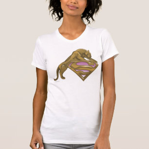 Camiseta Gato Ouro de Supergirl