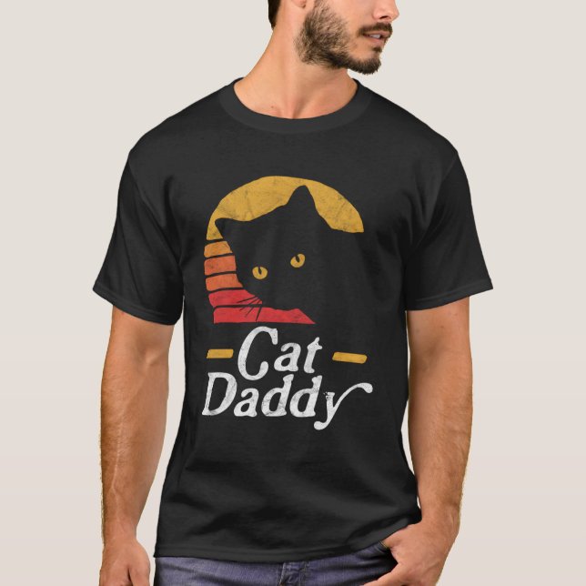 Camiseta Gato Pai Oitenta Estilo Gato Distinto (Frente)