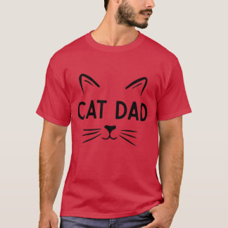 Camiseta Gato Pai Pais Gatos Amantes De Gato Ventiladores F