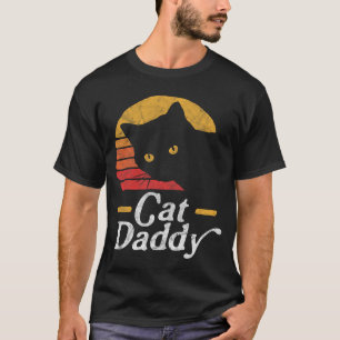Camiseta Gato Papai Estilo Vintage Anos Oitenta Retro Gato