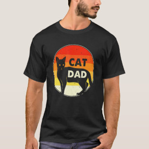 Camiseta Gato Papai Estilo Vintage Anos Oitenta Retro Para