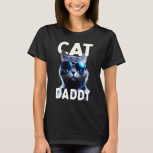 Camiseta Gato Papai Gatos Pai Pai Tomcat Papai Dia dos Pais