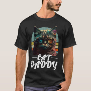 Camiseta Gato Papai Malhado Vintage Estilo Anos Oitenta Gat