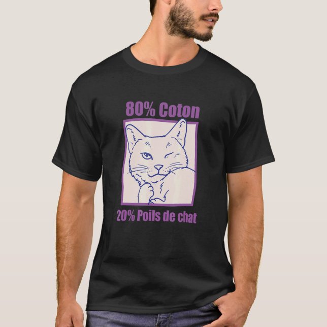 Camiseta gato para gato (Frente)
