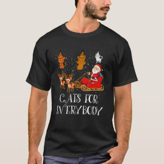 Camiseta Gato Para Todos O Natal Gato Natal