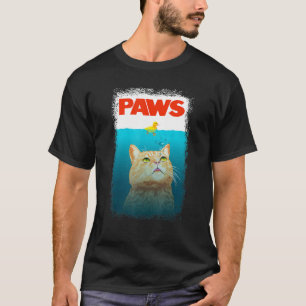 Camiseta Gato Paródia Patas Gato E Pato Amarelo Fofo Meow G