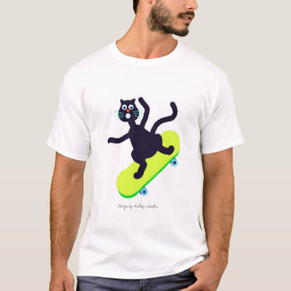 Camiseta gato parvo no skate