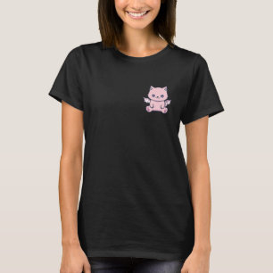 Camiseta Gato Pastel Góthico Fofinho Estético Amante Dono A