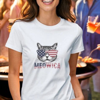 Camiseta Gato Patriótica