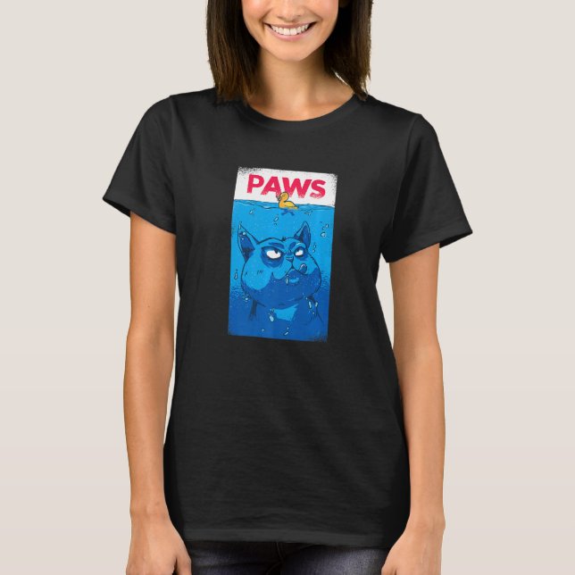 Camiseta Gato PAWS (Frente)