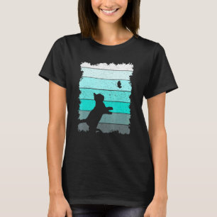 Camiseta Gato Pega Borboleta