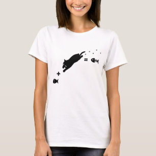 Camiseta Gato + Peixe = Osso