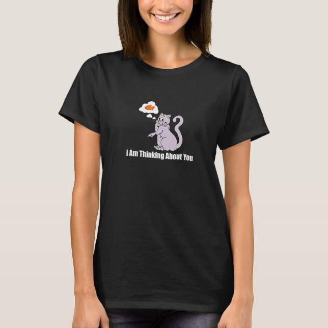 Camiseta Gato Pensativo (Frente)