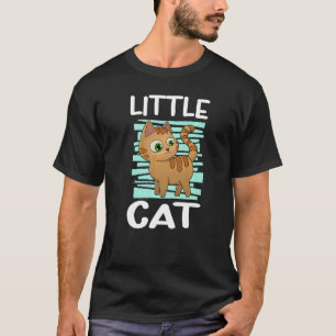Camiseta Gato Pequeno Que Criança Gato Eu Meço Gatinho Que