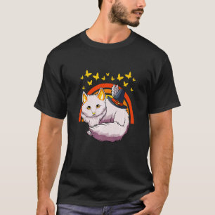 Camiseta Gato Peregrino Chapéu Dia de Ação de Graças Coisin