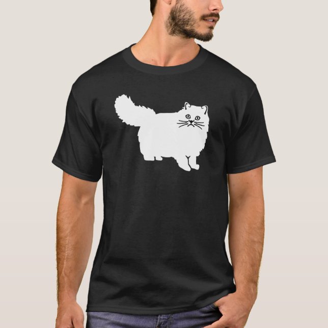 Camiseta gato persa (Frente)