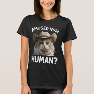 Camiseta Gato Persa AMUSADO AGORA, Gatos Persianos Engraçad